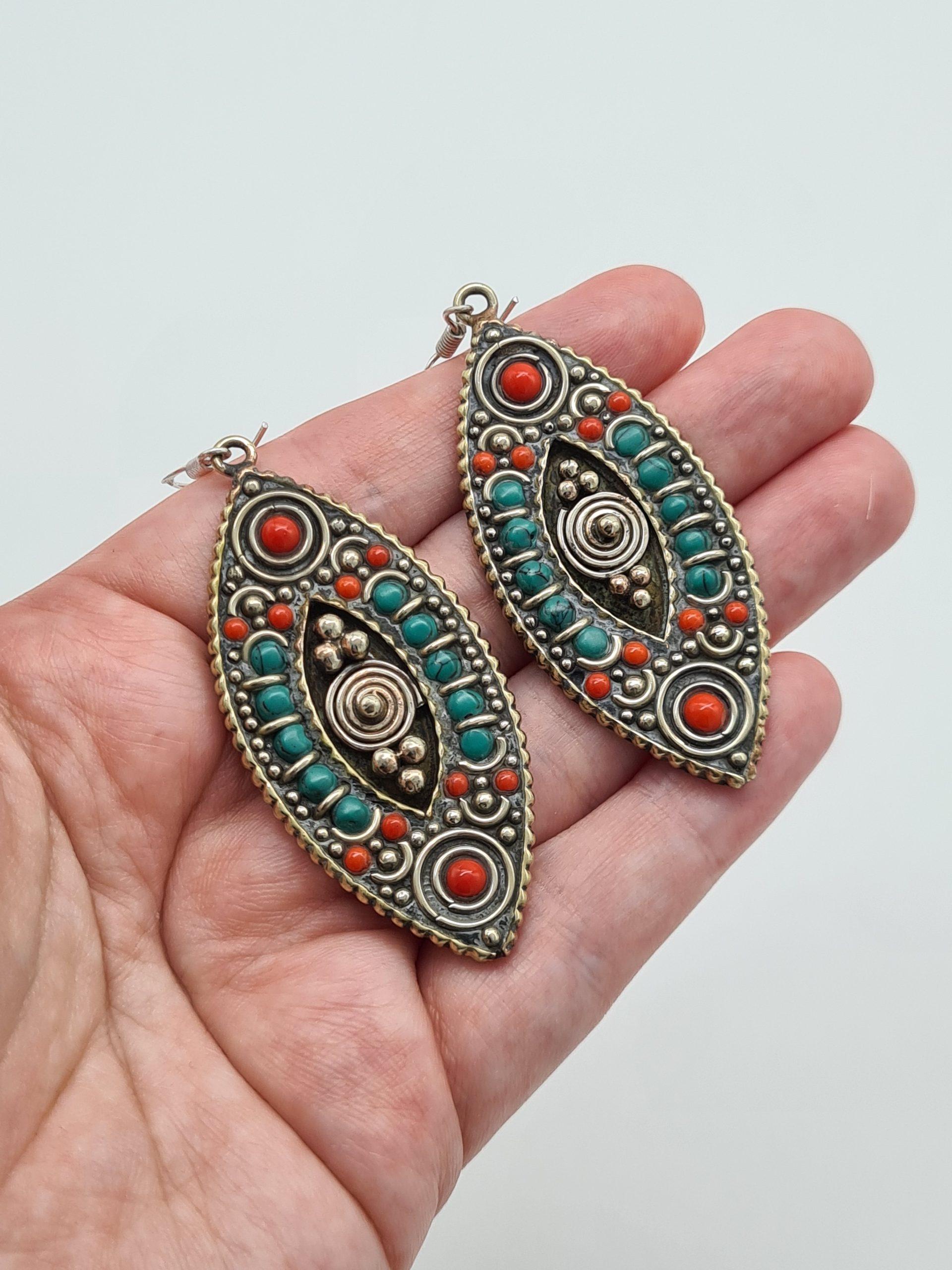 Long dangle earrings - Image 6