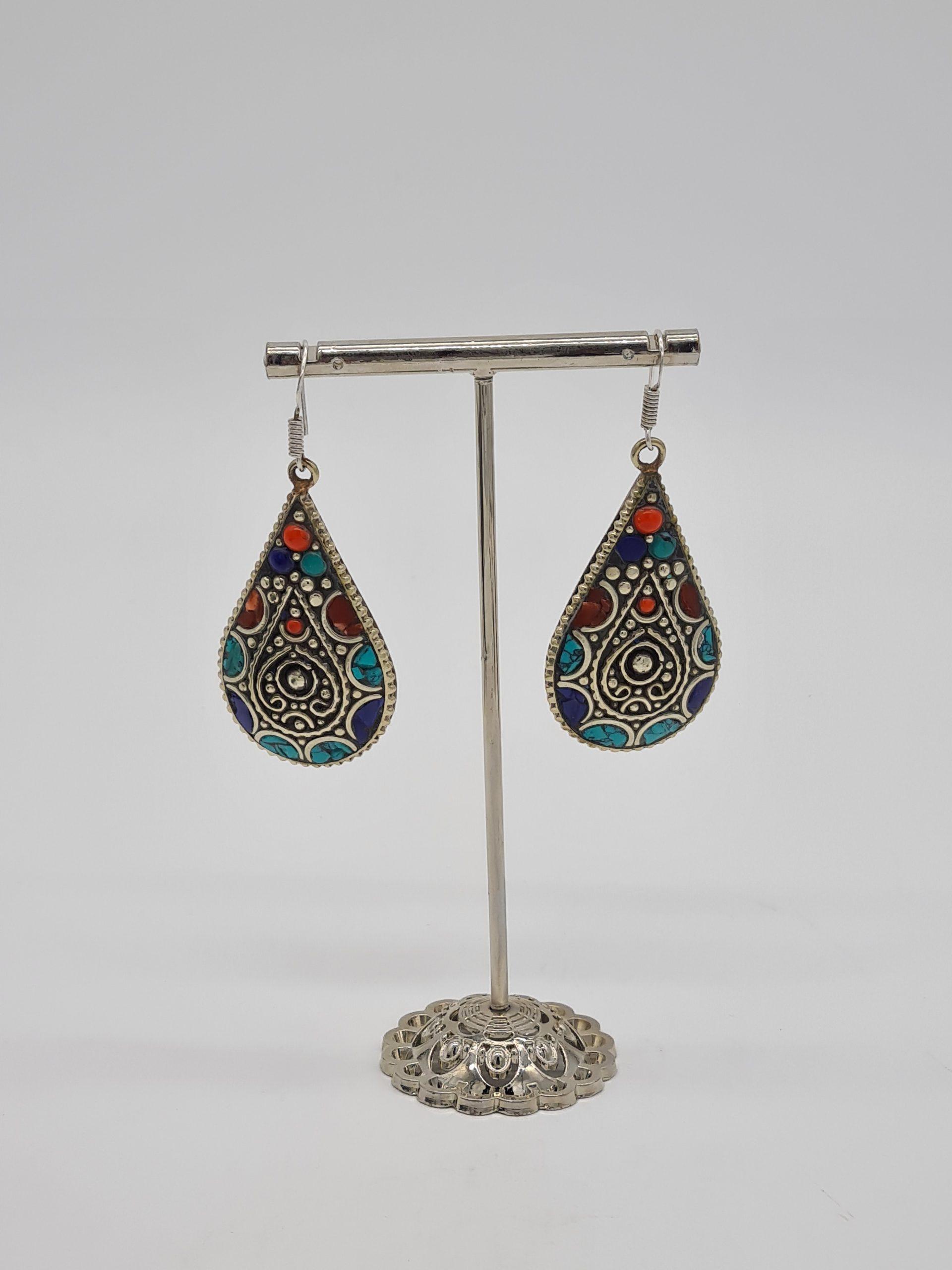 Large Mosaic Earrings - Image 2