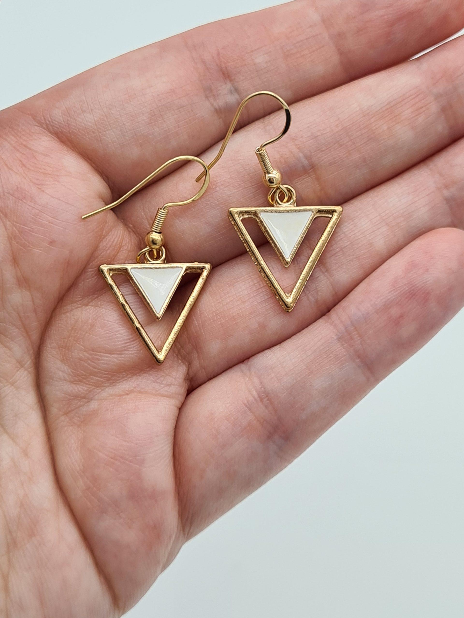 Triangle Dangle Earringы - Image 4