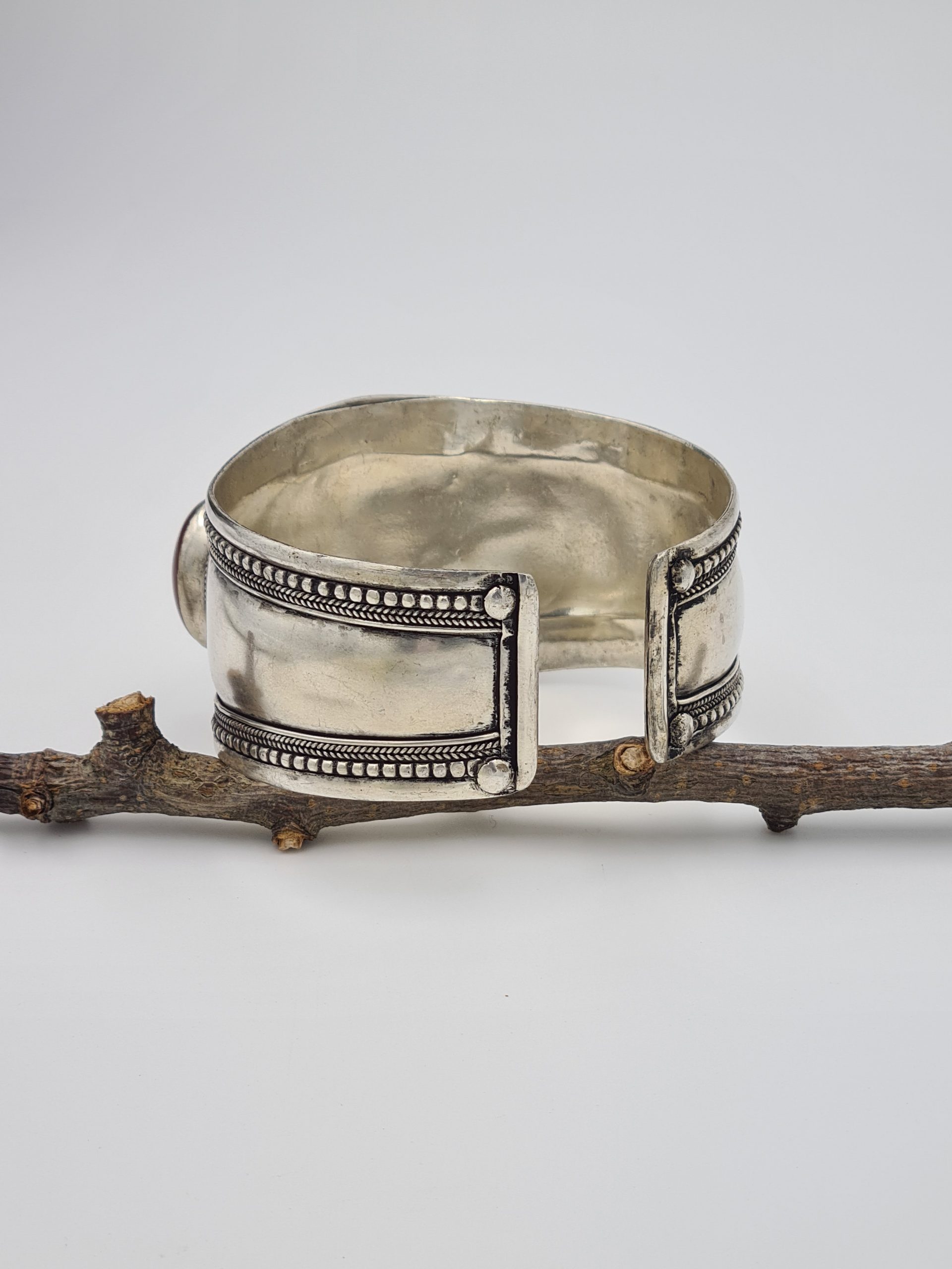 Green Onyx Bangle Bracelet - Image 5
