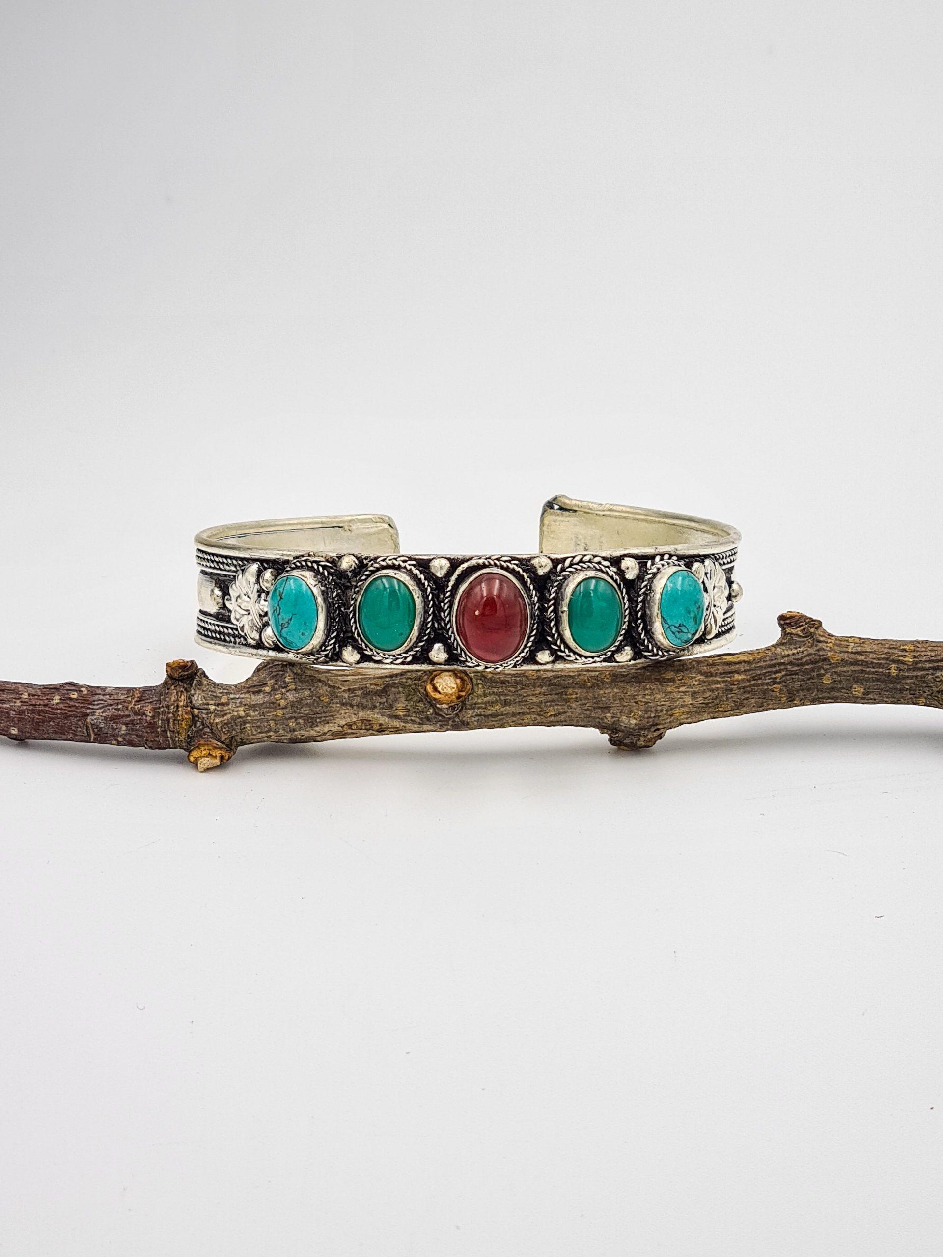 Nepalese Mixed Stone Bracelet - Image 6
