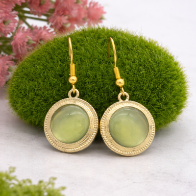 Green Bohemian Earrings