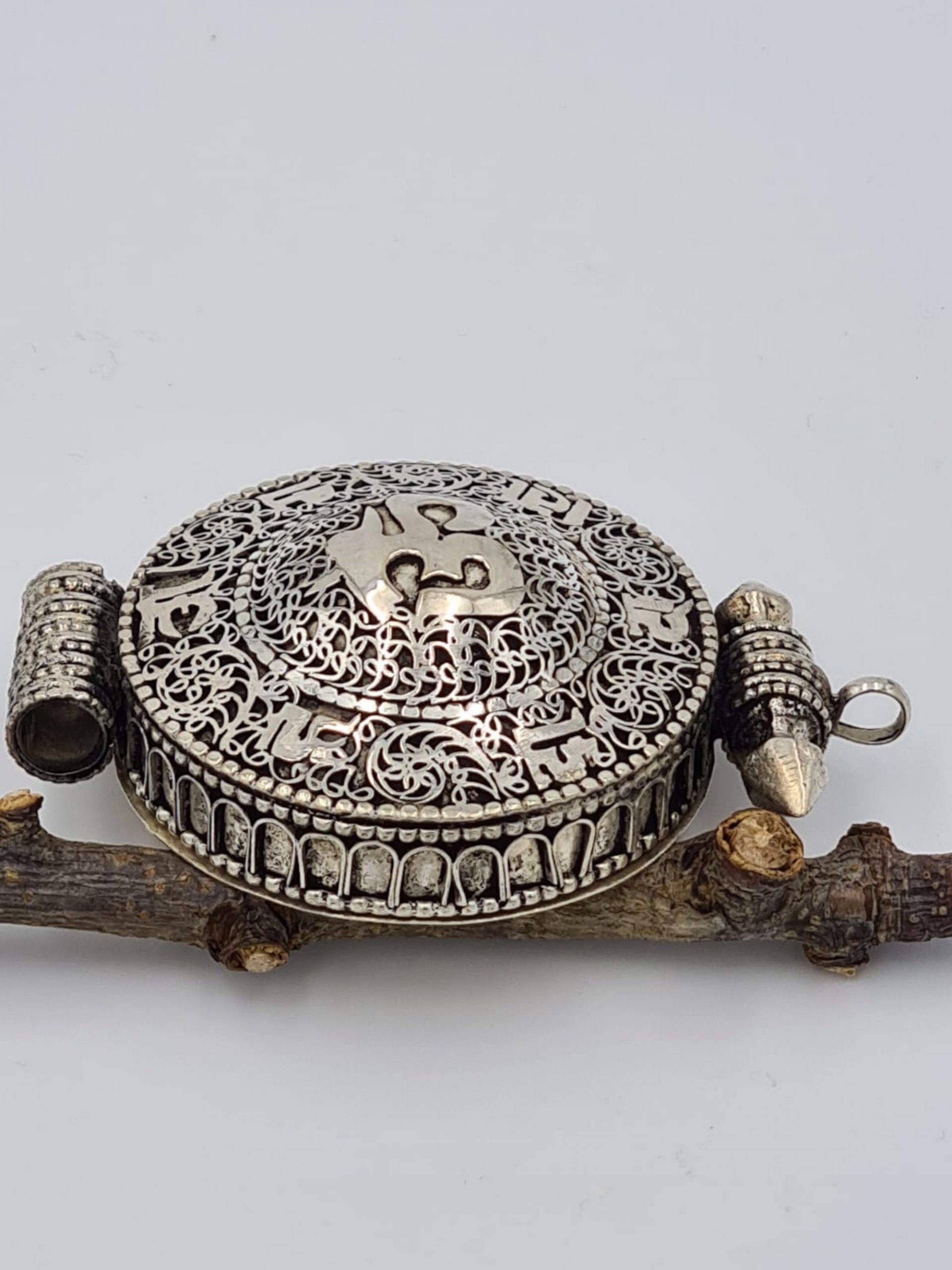 Buddhist Gau Prayer Box Pendant - Image 4