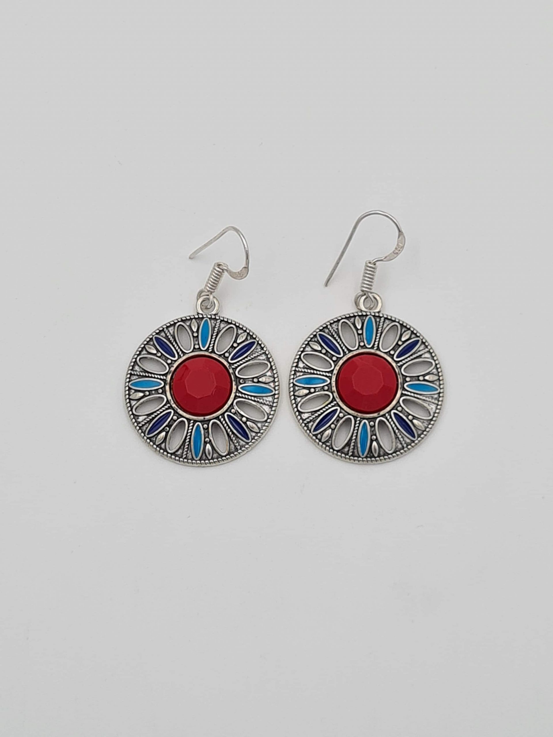 Colourful Hoop Earrings - Image 3