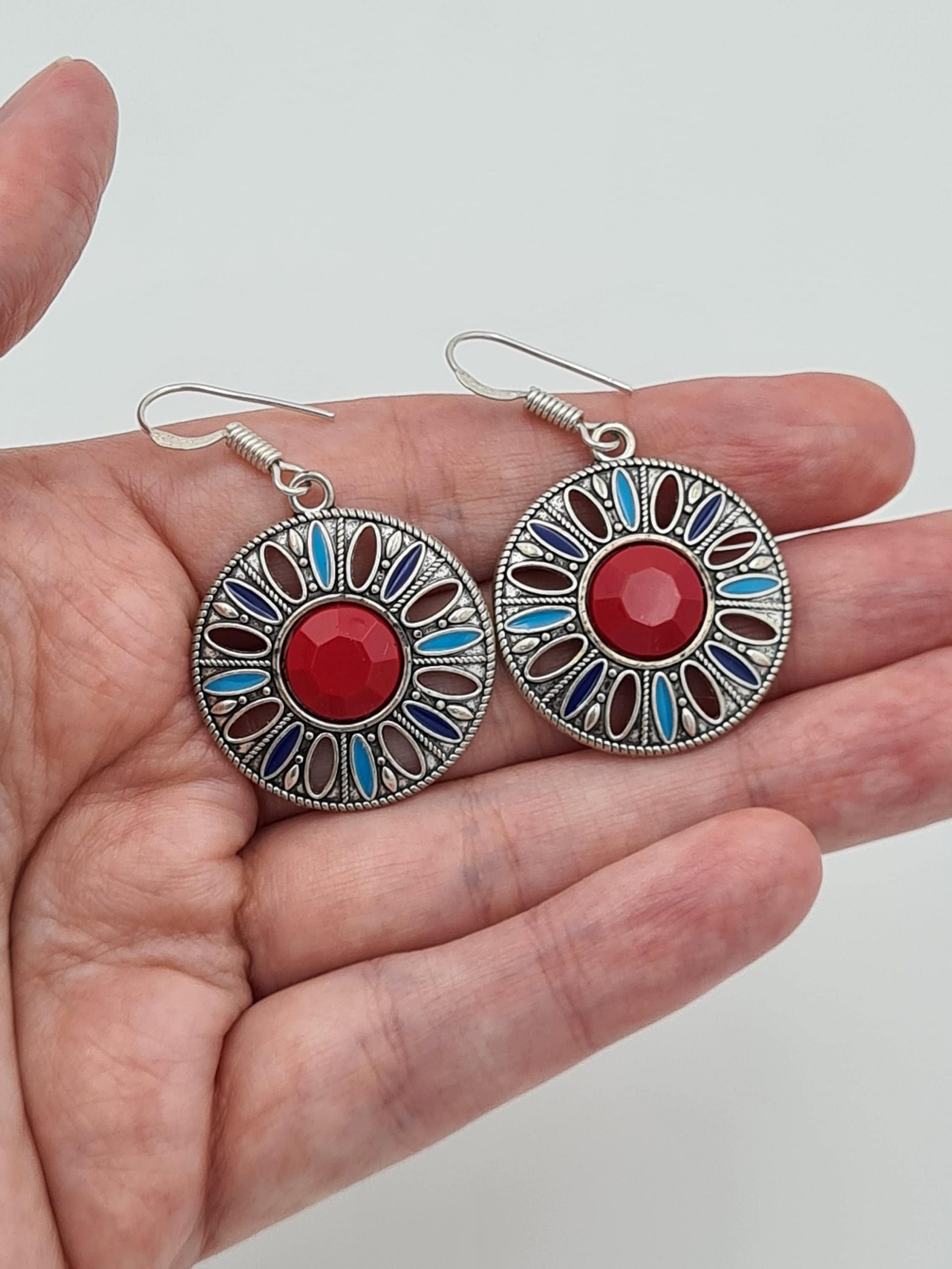 Colourful Hoop Earrings - Image 7