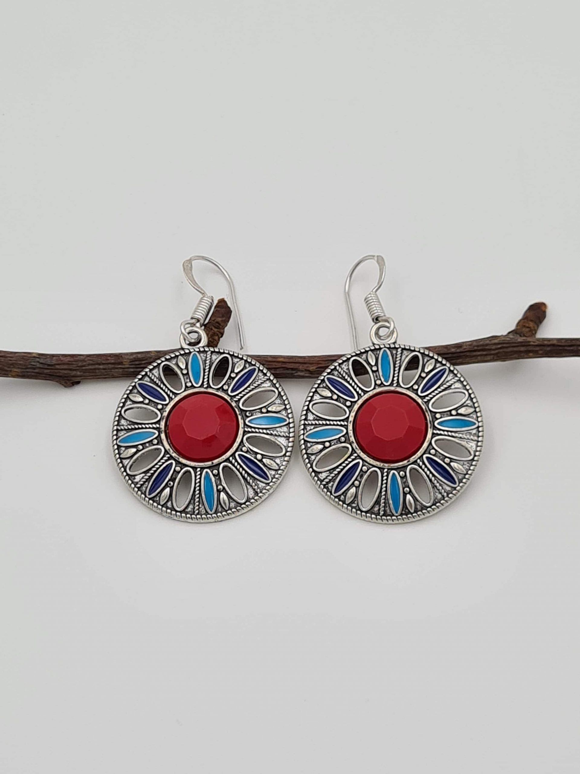 Colourful Hoop Earrings - Image 2