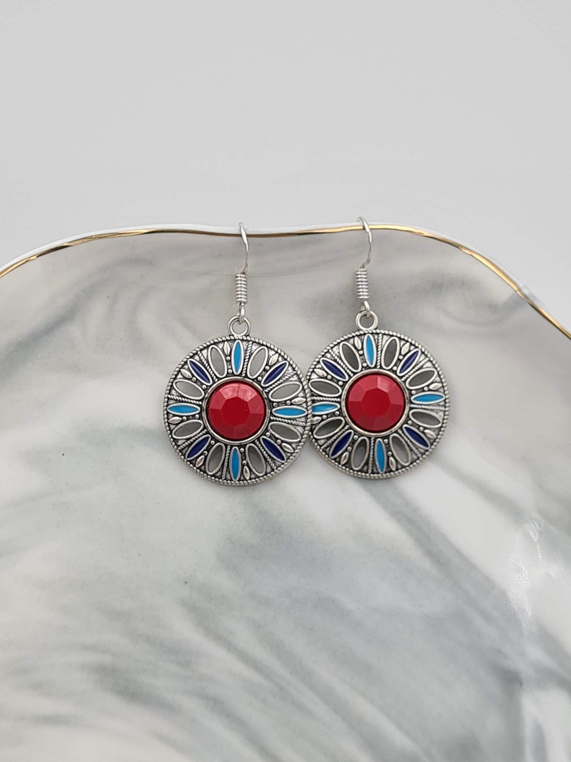 Colourful Hoop Earrings - Image 8