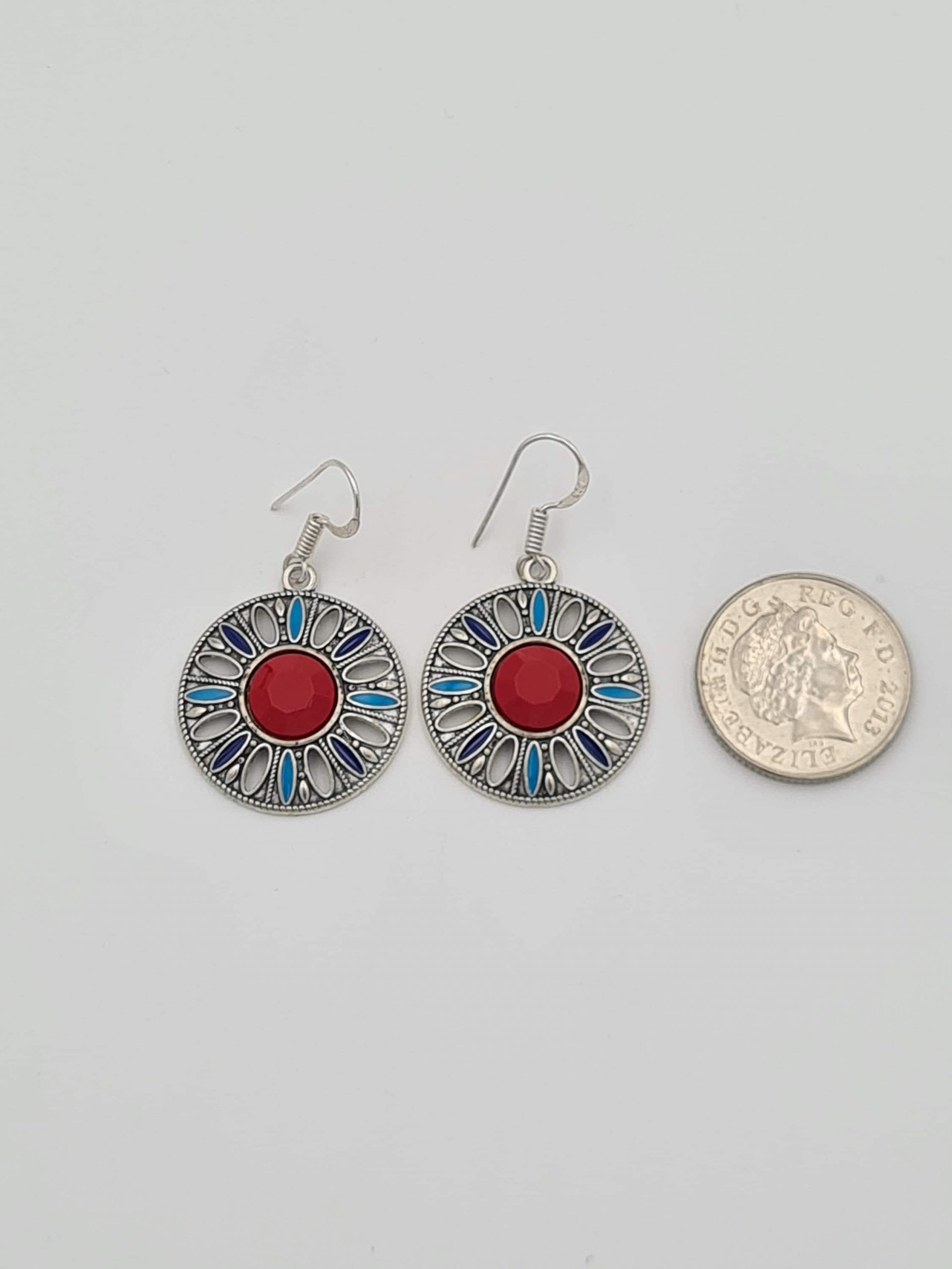 Colourful Hoop Earrings - Image 4