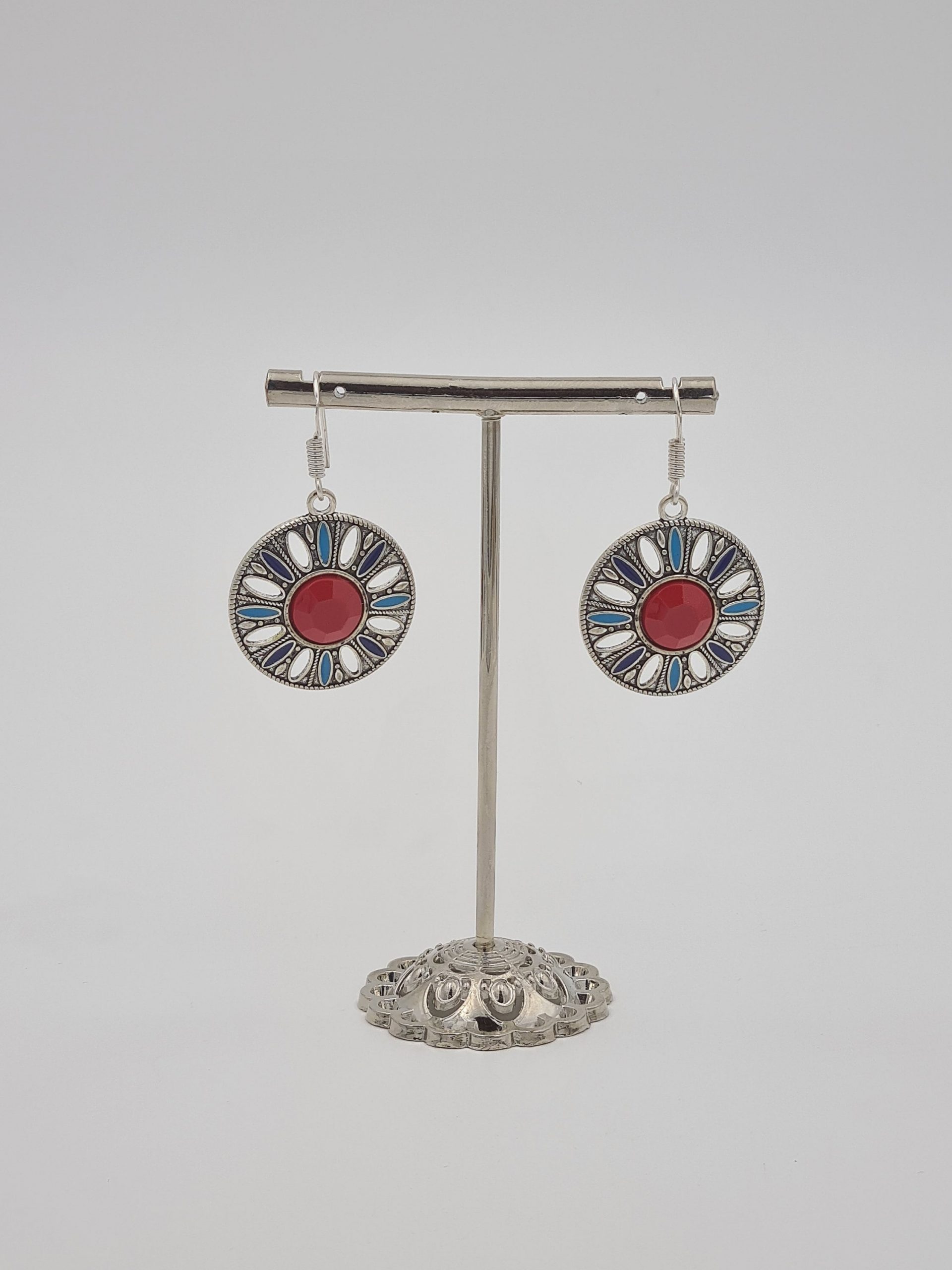 Colourful Hoop Earrings - Image 5