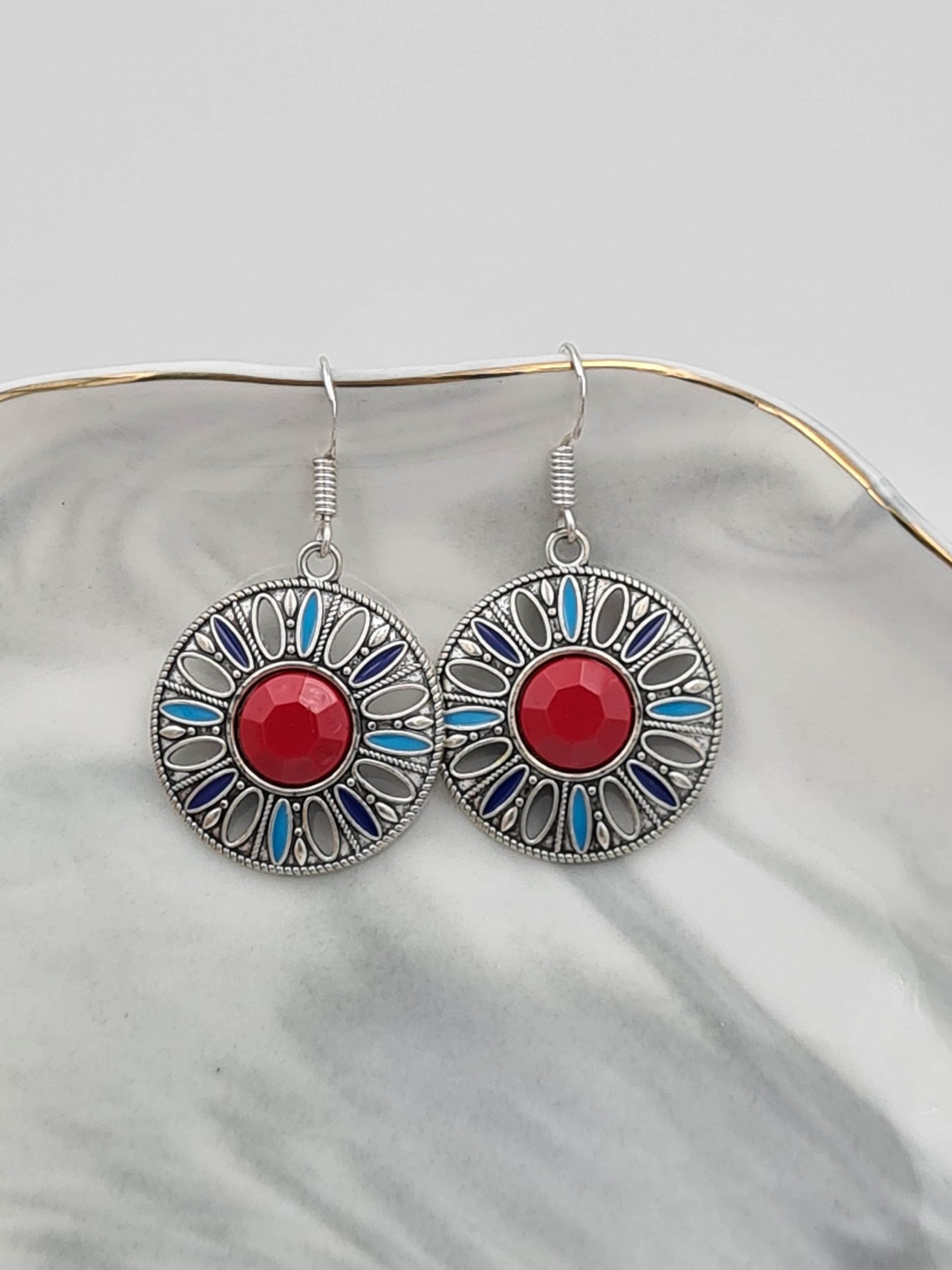 Colourful Hoop Earrings
