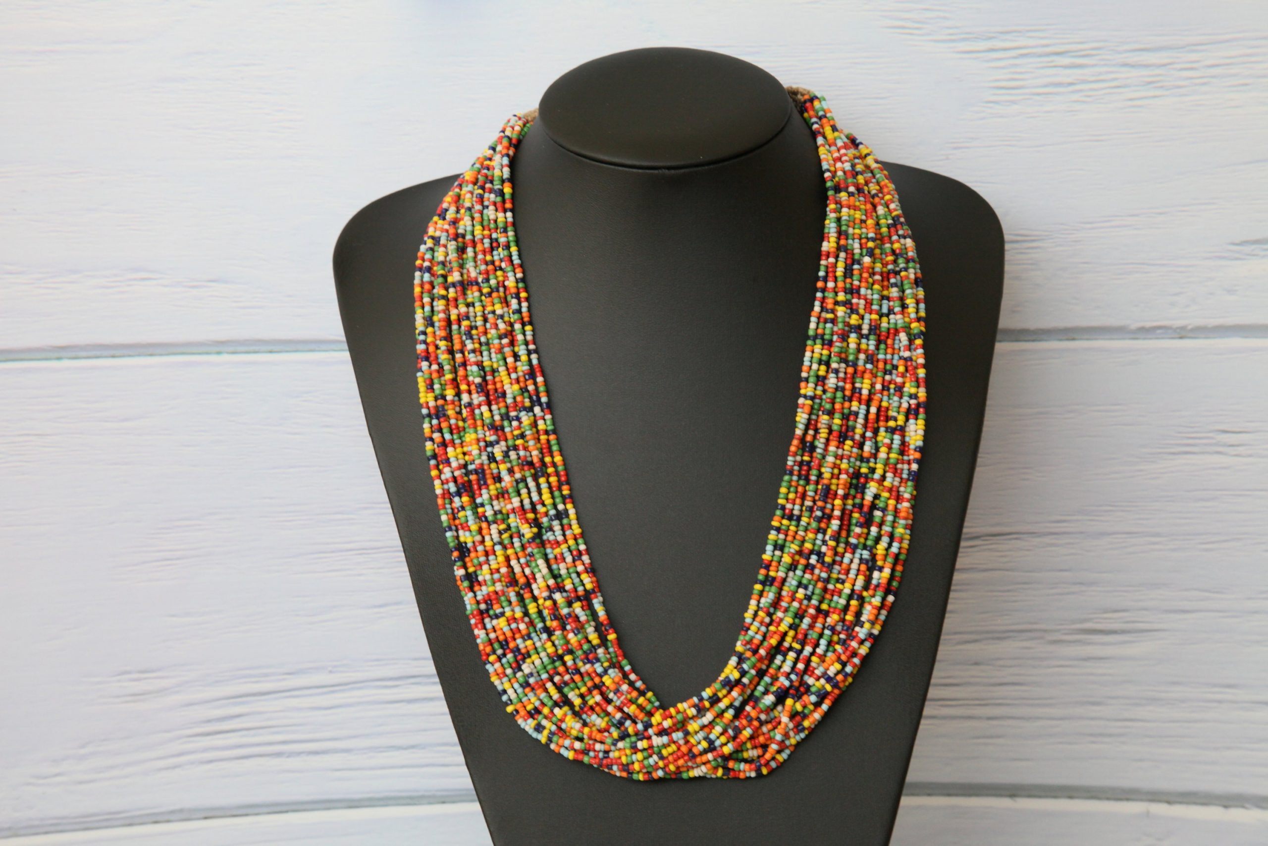 Ethnic Multi-Strand Necklace - Image 2