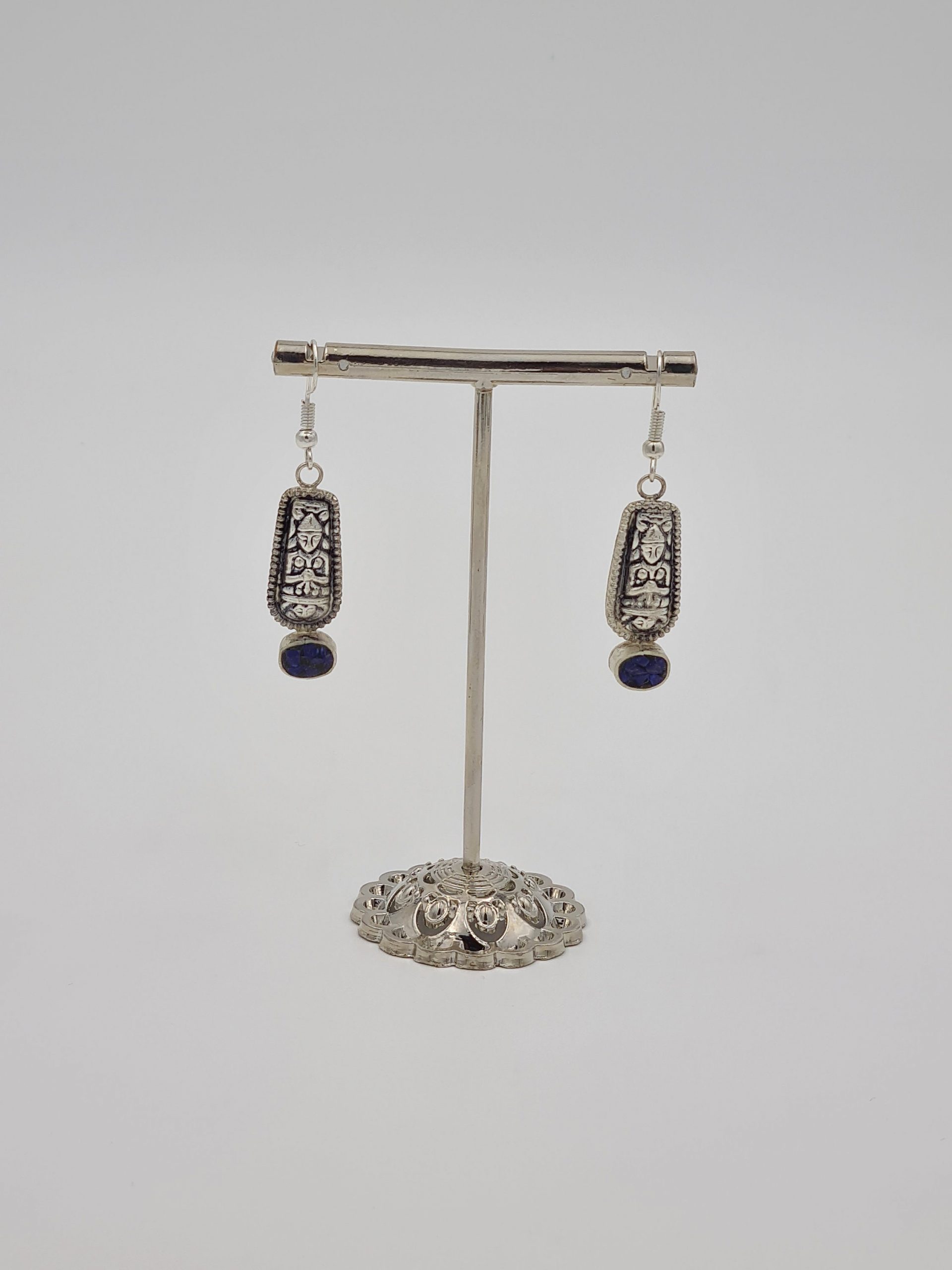 Buddha Earrings, Nepalese Earrings, Buddhist Earrings, Yoga Earrings, Boho style Jewellery, Rustic Earrings, Gift for Her - Image 10