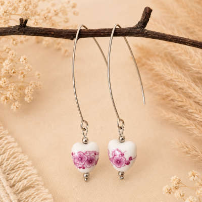 Romantic Porcelain Earrings